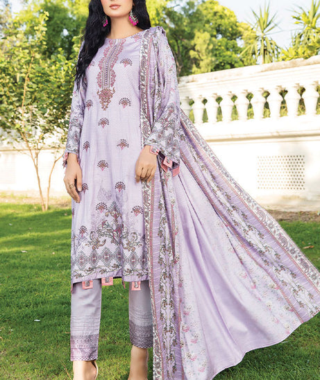 Khanam D/Emb Twin Linen`22 D#01
