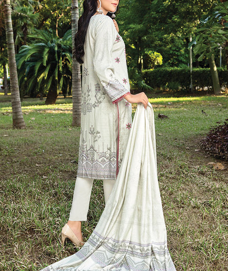 Khanam D/Emb Twin Linen`22 D#10
