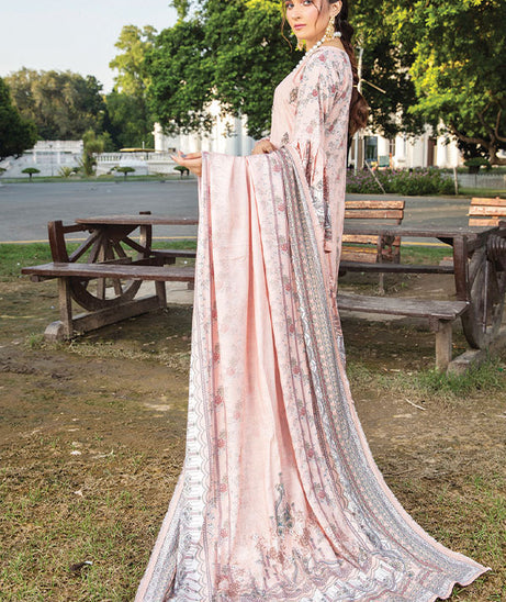 Khanam D/Emb Twin Linen`22 D#03