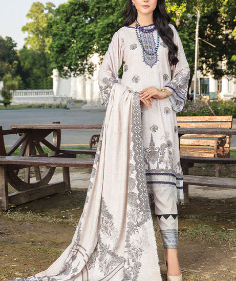 Khanam D/Emb Twin Linen`22 D#04