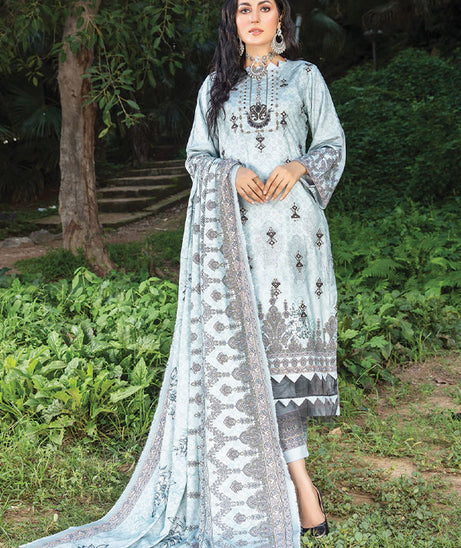 Khanam D/Emb Twin Linen`22 D#05