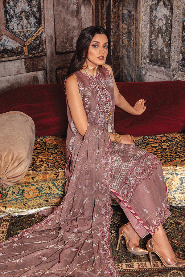 Khanam Zirwa Emb Chiffon`22 D#02
