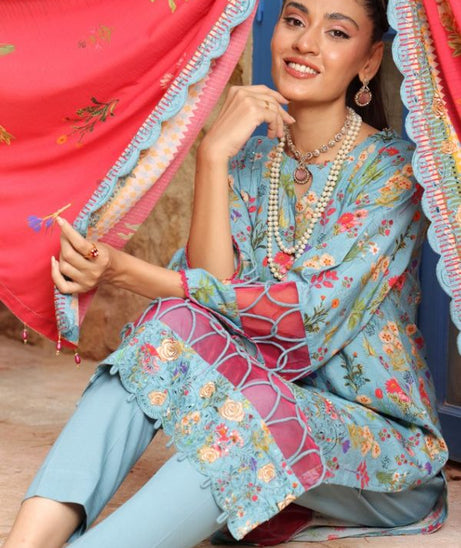 Mi Creation Kinara Digital Doria`24 (Ferozi)