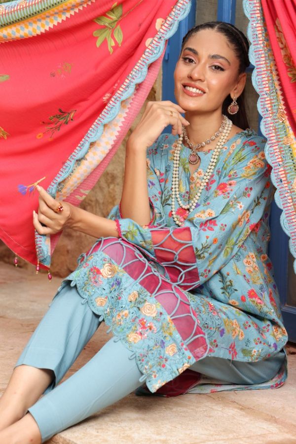 Mi Creation Kinara Digital Doria`24 (Ferozi)