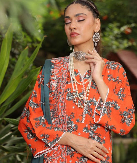 Mi Creation Kinara Digital Doria`24 (D Orange)