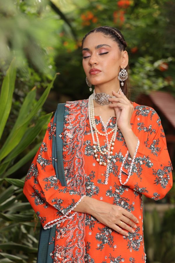 Mi Creation Kinara Digital Doria`24 (D Orange)