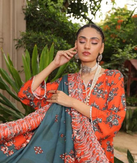 Mi Creation Kinara Digital Doria`24 (D Orange)