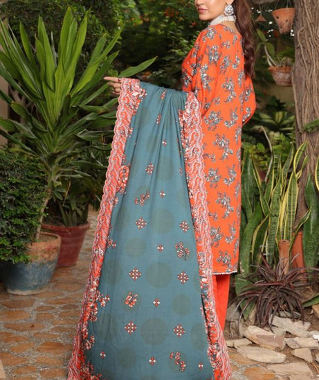 Mi Creation Kinara Digital Doria`24 (D Orange)