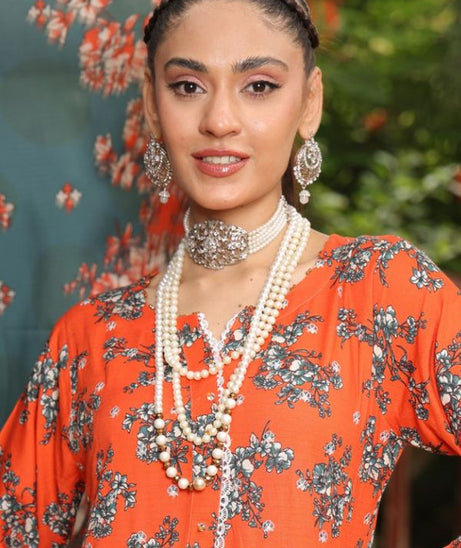 Mi Creation Kinara Digital Doria`24 (D Orange)