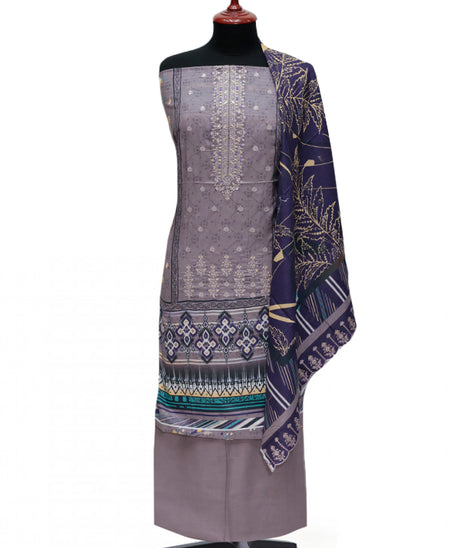 Kiran Emb Lawn`24 D#36 (Mauve)