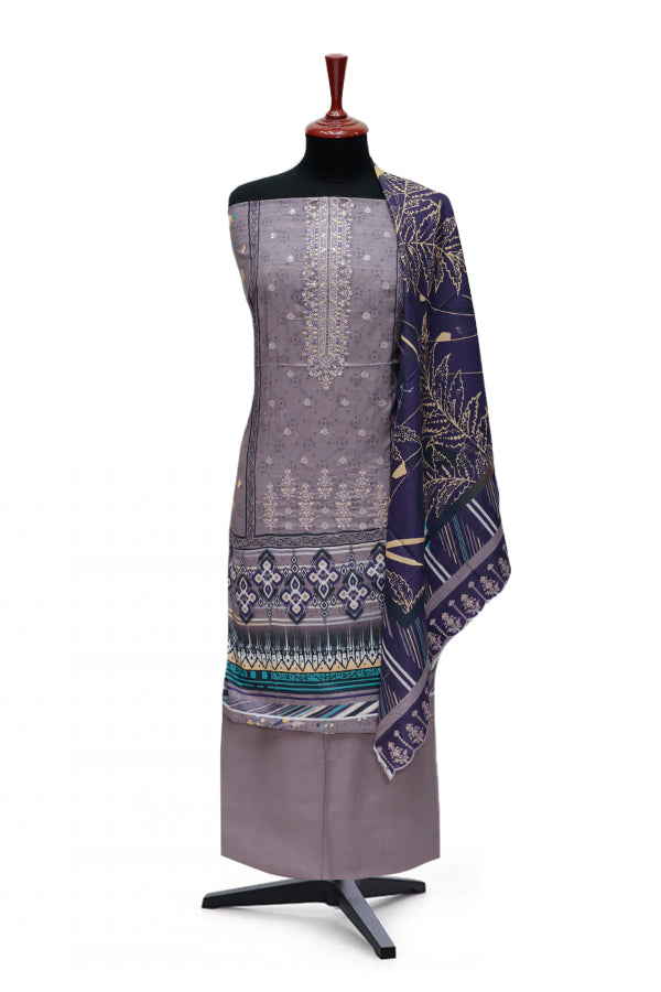 Kiran Emb Lawn`24 D#36 (Mauve)