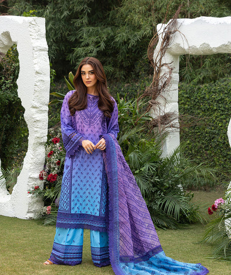 Sobia Nazir Luxury Lawn'25 D# 12B