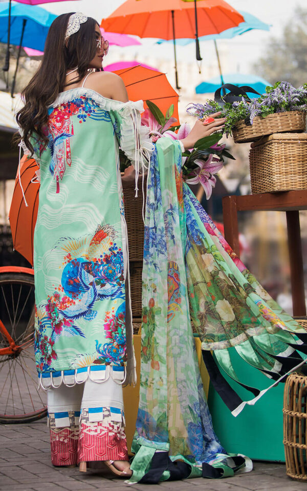 Asifa &amp; Nabeel Luxury Lawn 2 S/S`21 LA#02