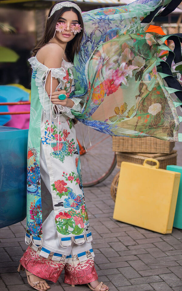 Asifa &amp; Nabeel Luxury Lawn 2 S/S`21 LA#02