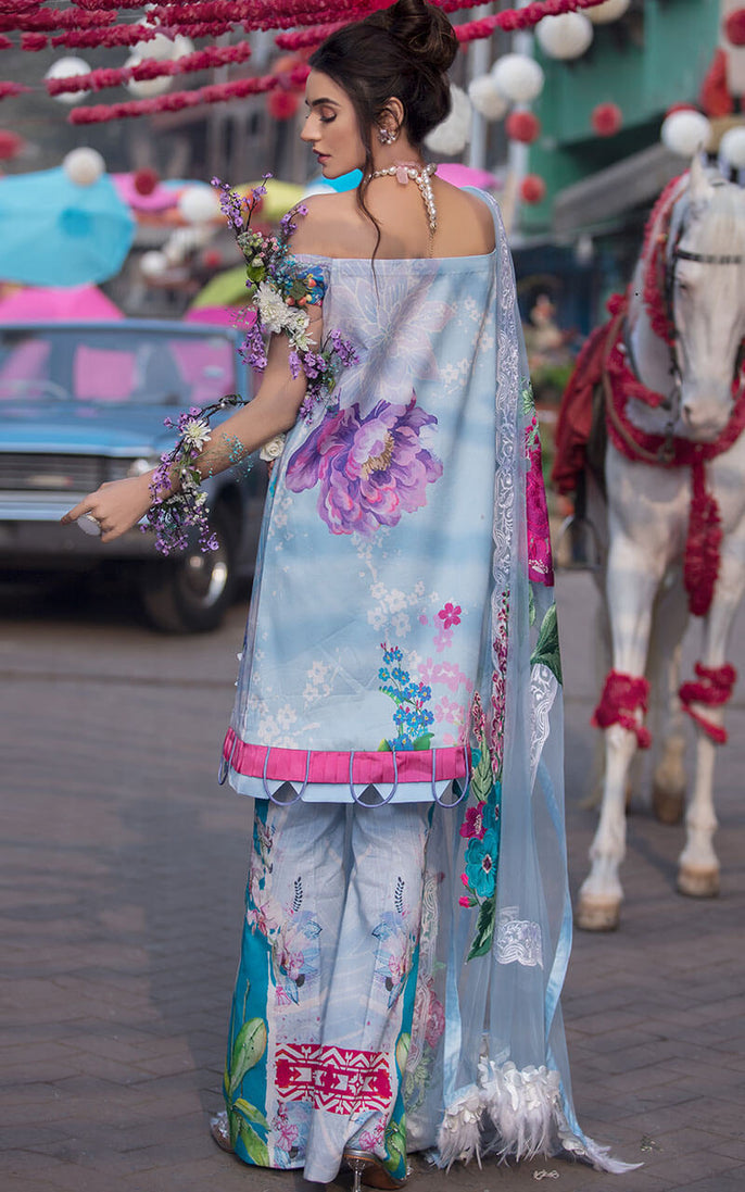 Asifa &amp; Nabeel Luxury Lawn 2 S/S`21 LA#04