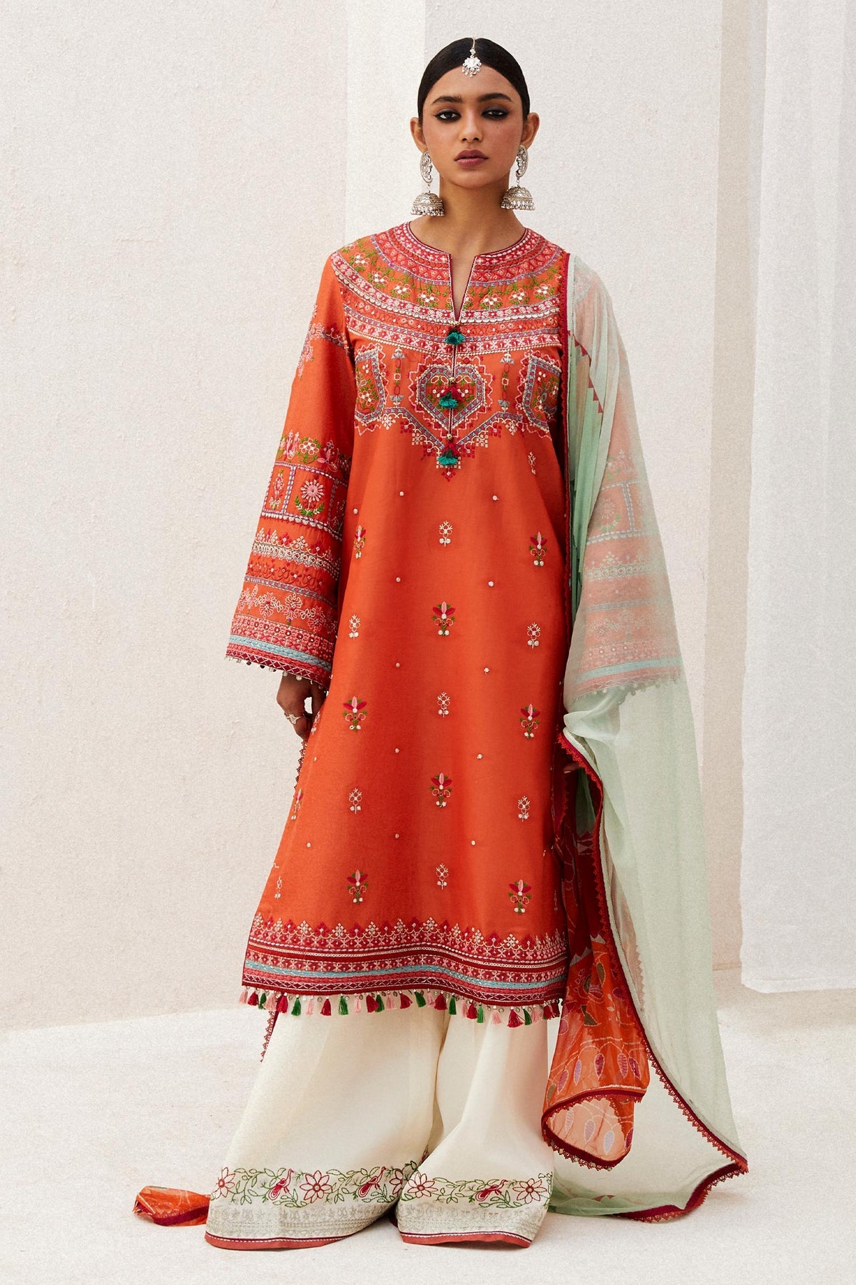 Zara Shahjahan Lawn Unstitched 2024 LAMIA-7A