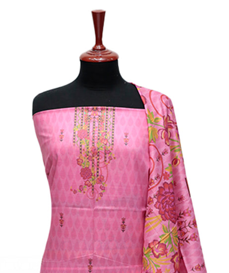 LCM Bareeze Lawn`24 D#1743 (Pink)