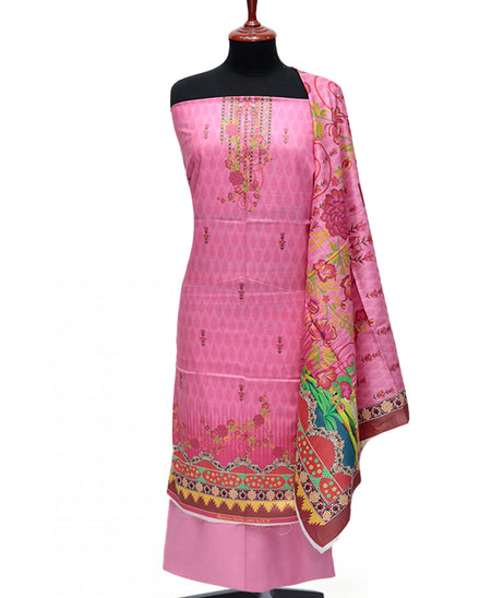 LCM Bareeze Lawn`24 D#1743 (Pink)