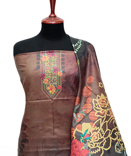 LCM Bareeze Lawn`24 D#1745 (D Brown)