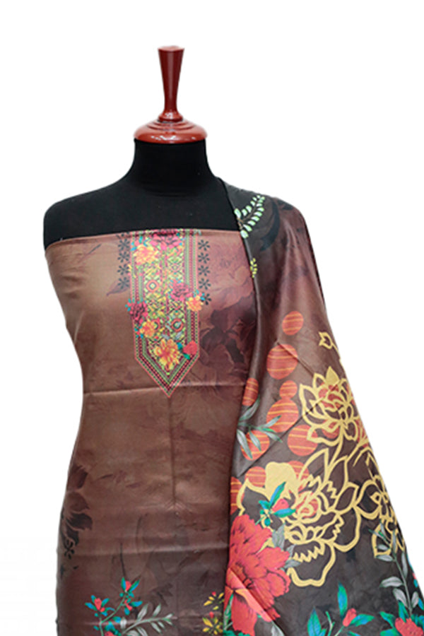 LCM Bareeze Lawn`24 D#1745 (D Brown)