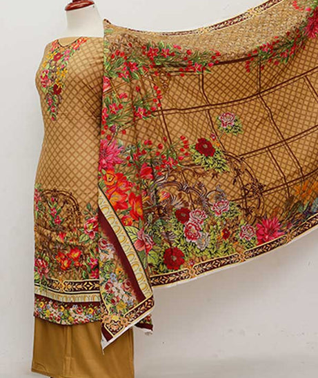 LCM Digital Linen 3Pcs D#3138 Multi