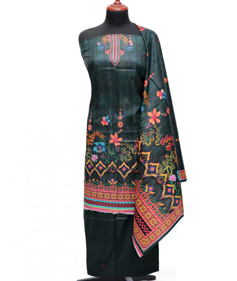 LCM Digital Print Lawn`24 D#145 (Black)