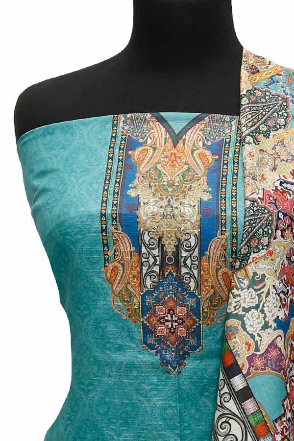 LCM Italian Khaddar`21 D#2 (Green)