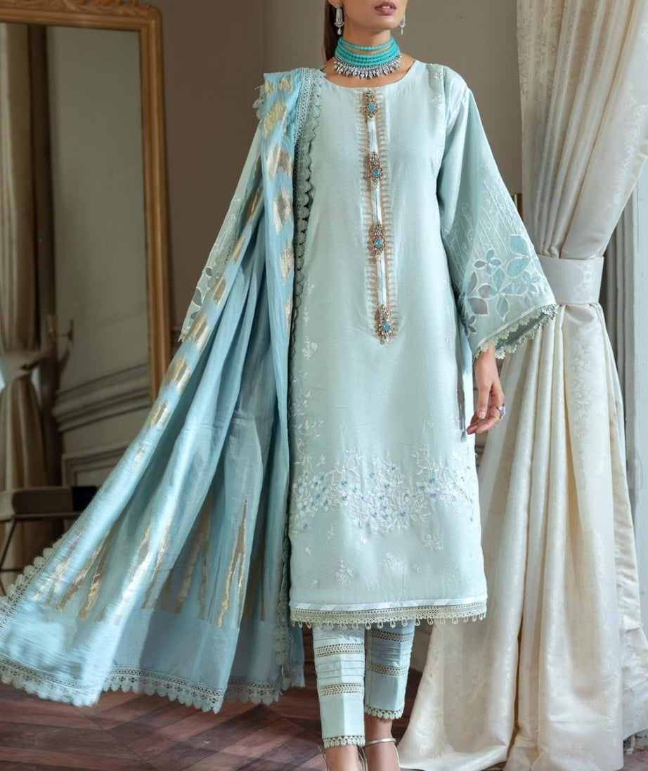 Nisa Hussain Luxury Lawn'22 NH#3