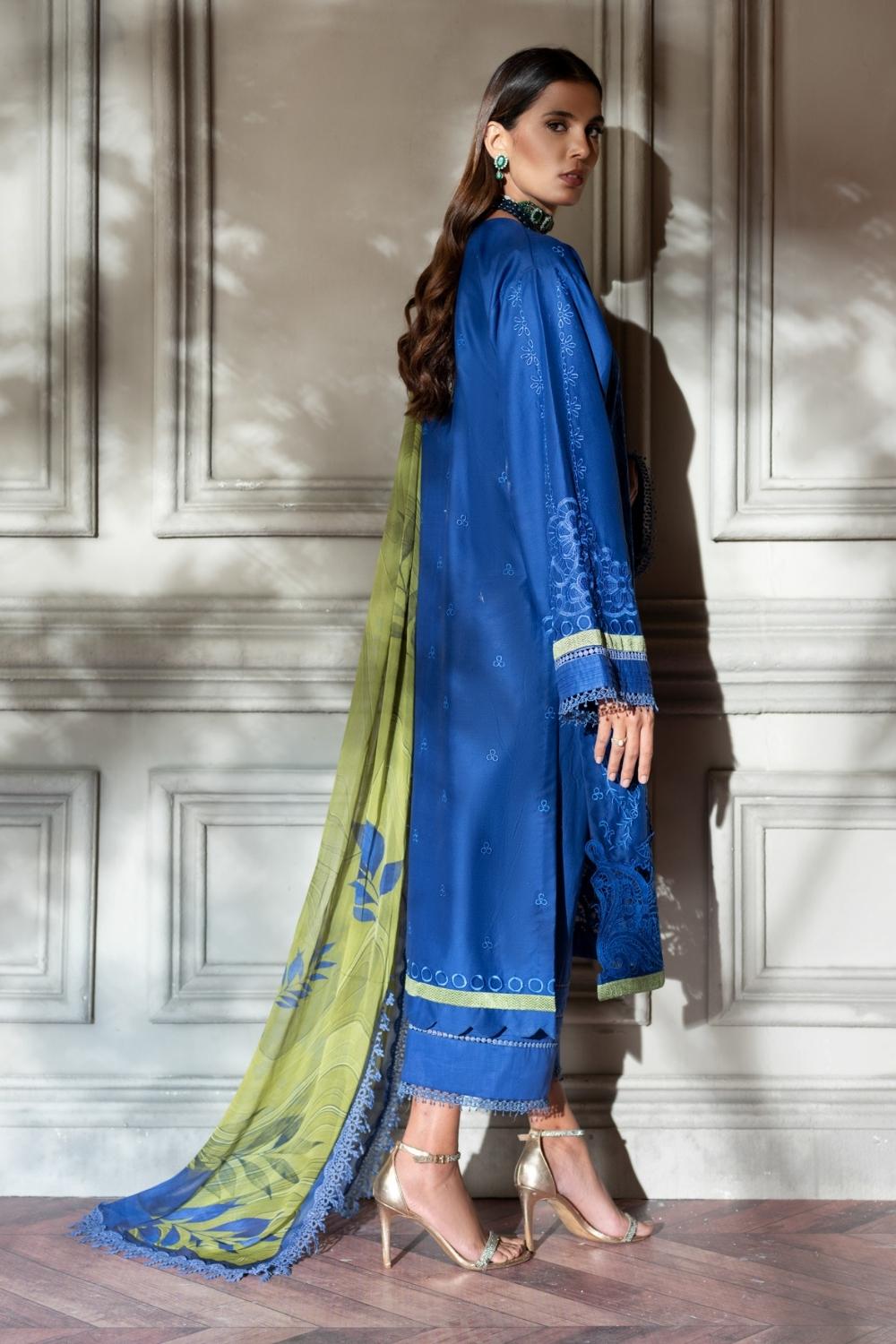Nisa Hussain Luxury Lawn'22 NH#7