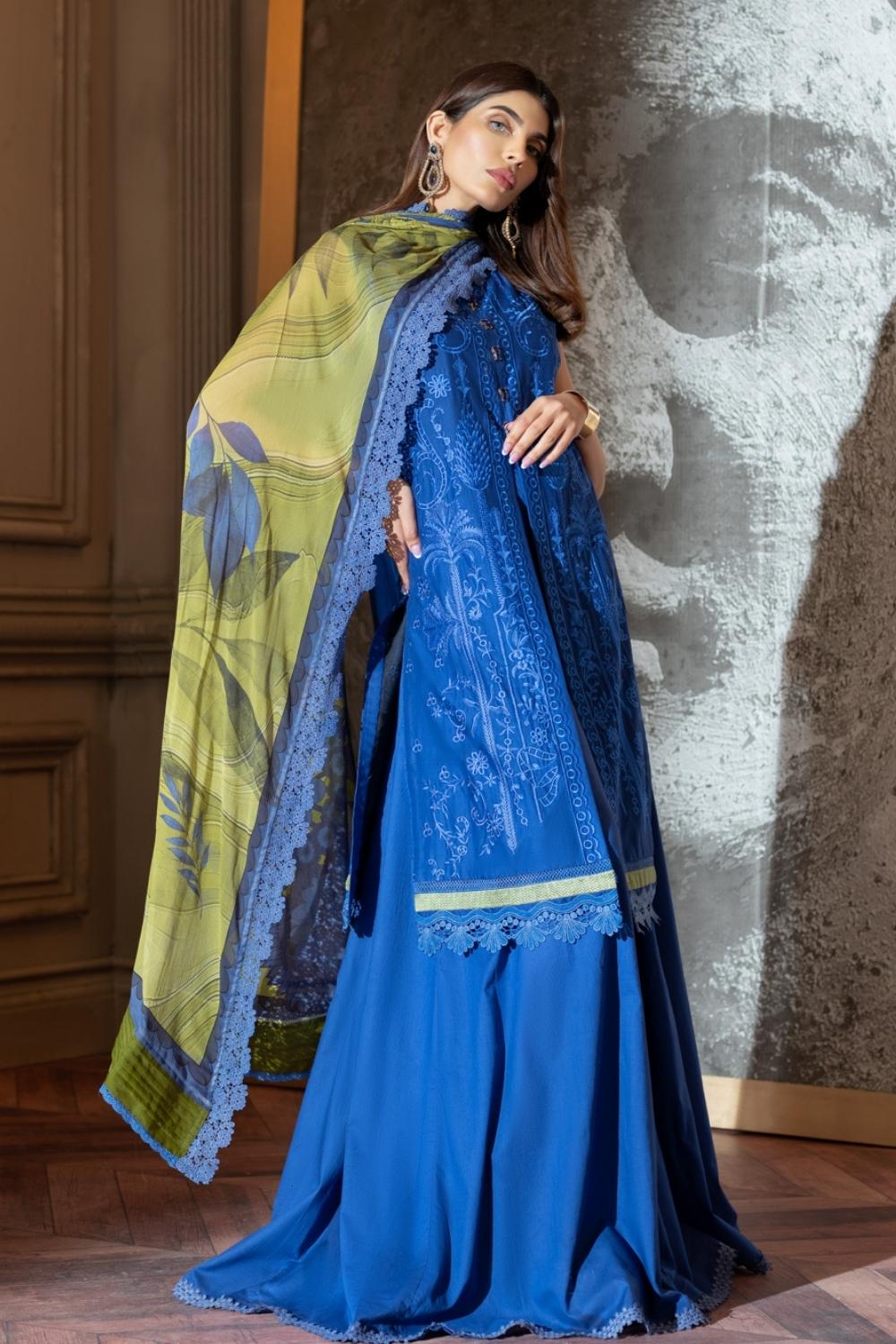Nisa Hussain Luxury Lawn'22 NH#7