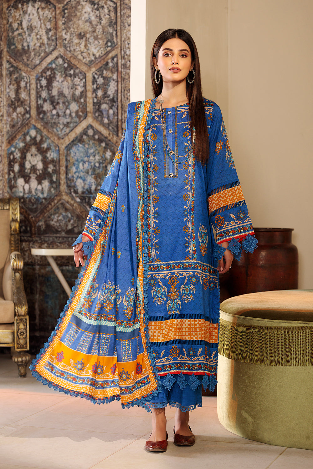 Ittehad Summer Lawn`22 LF#RL-2215 A