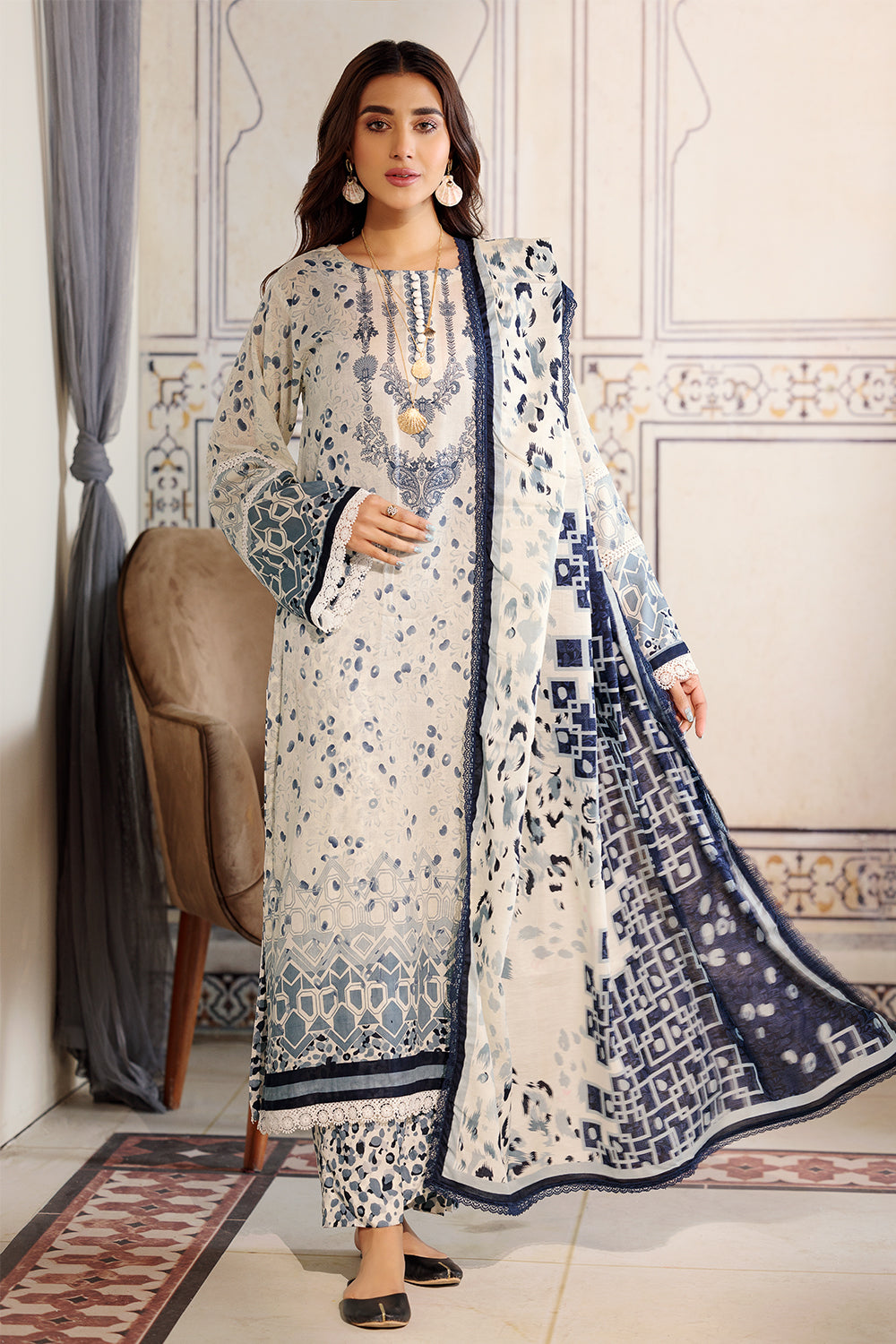 Ittehad Summer Lawn`22 LF#RL-2218 A