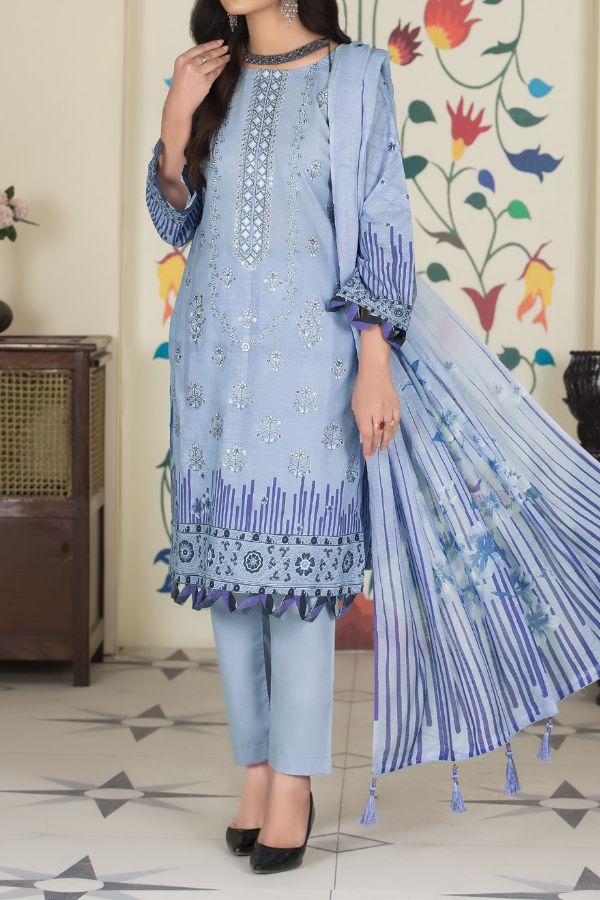 Laiba Excl/Slub Lawn'23 Vol-104 D#01