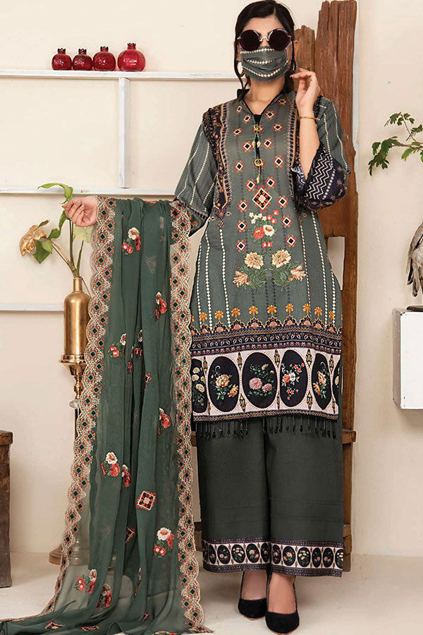 Laiba Exclusive Digital S/Lawn`22 Vol-34 D#01