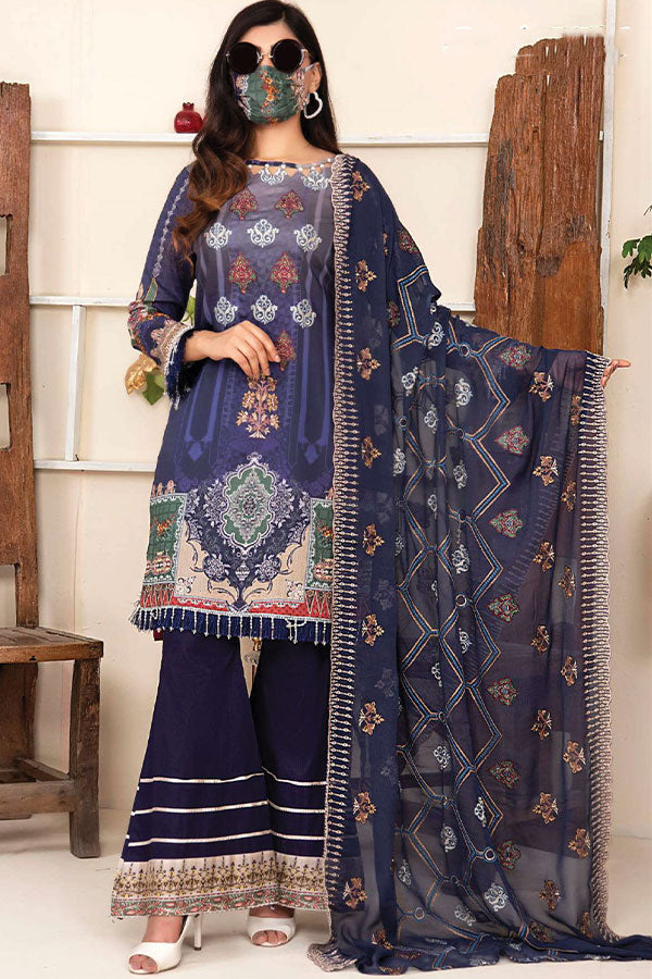 Laiba Exclusive Digital S/Lawn`22 Vol-34 D#06