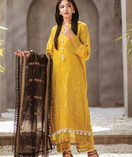 Lala Jacquard Emb Lawn`23 D#10