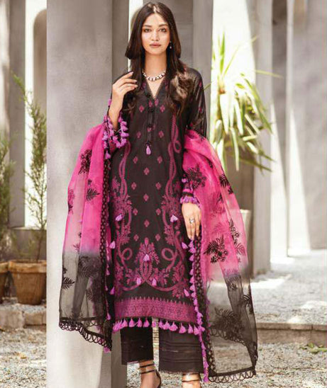 Lala Jacquard Emb Lawn`23 D#02