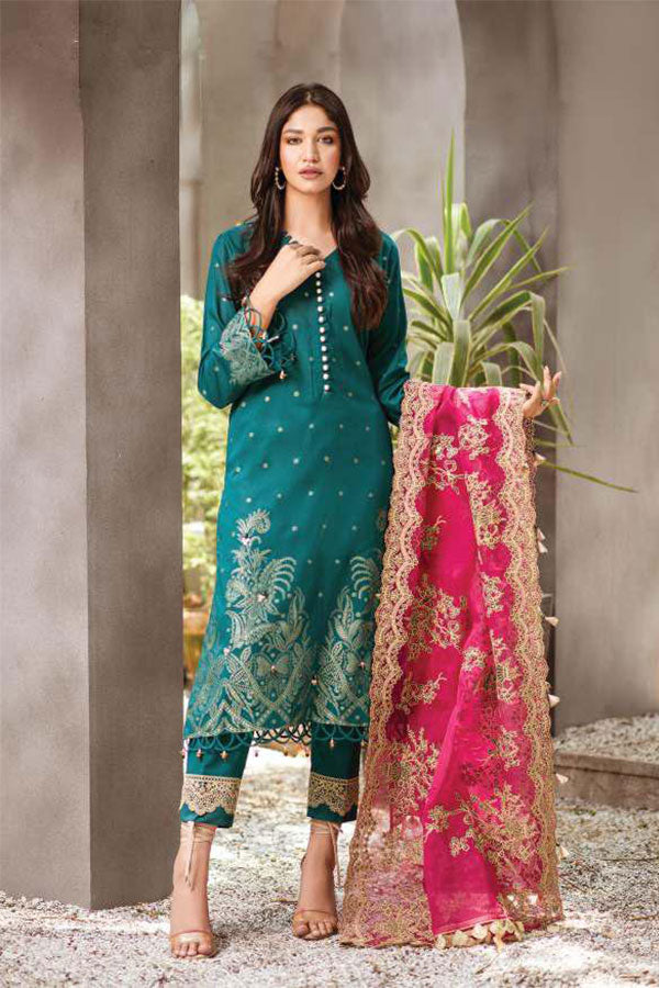 Lala Jacquard Emb Lawn`23 D#03