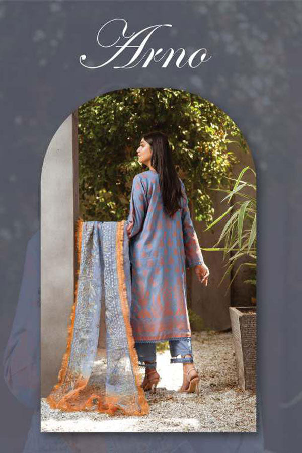 Lala Jacquard Emb Lawn`23 D#05