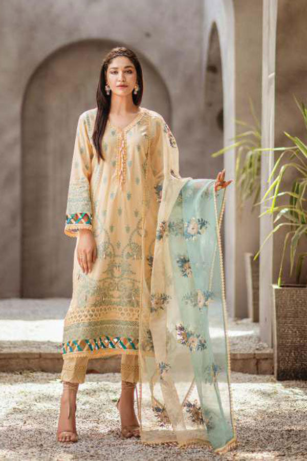 Lala Jacquard Emb Lawn`23 D#09