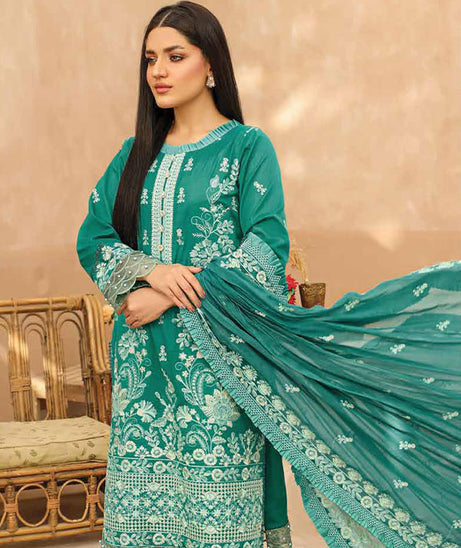 Lala Shams Emb Lawn`23 D#6