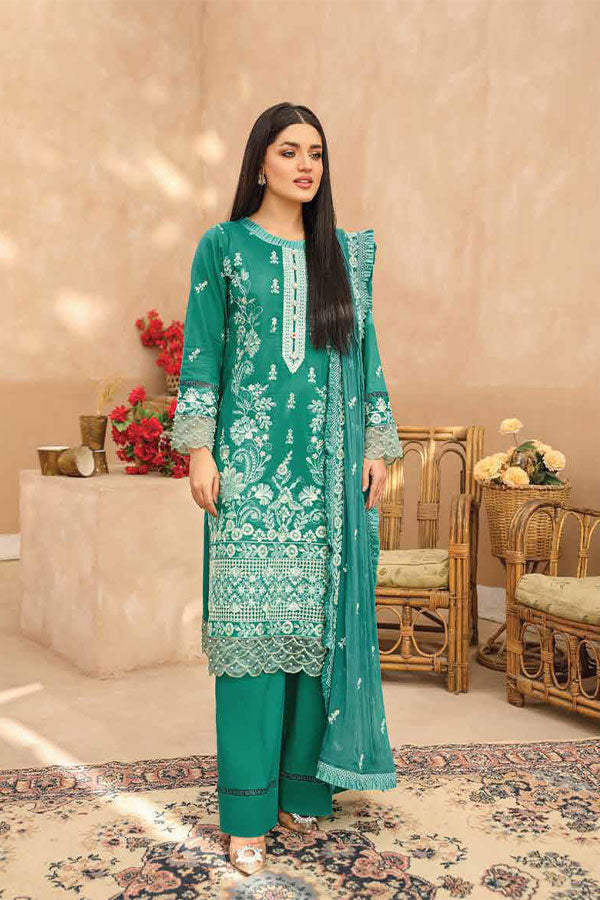 Lala Shams Emb Lawn`23 D#6