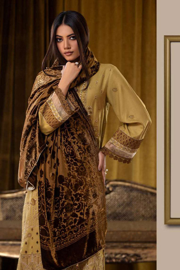 Lala Brocade Emb Wool'25 LW#124