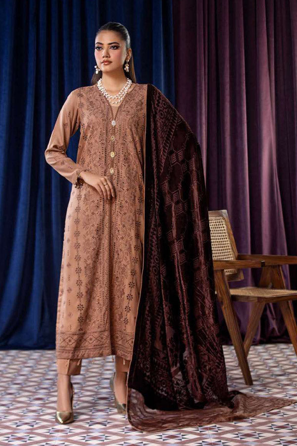 Lala Brocade Emb Wool'25 LW#129