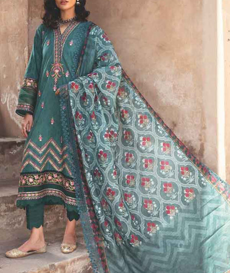 LAMHAY Silah Luxury Lawn`22 D#11 (FEYROUZA)