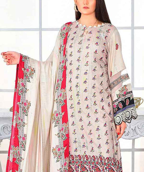Libaas Emb Twill Linen`21 D#03