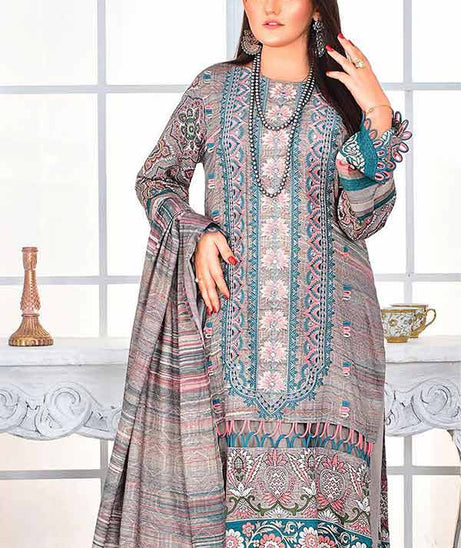 Libaas Emb Twill Linen`21 D#05