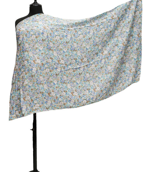 Linen Printed Shawl D#1-1