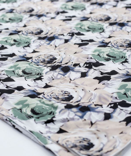 Linen Printed Shawl D#1-A