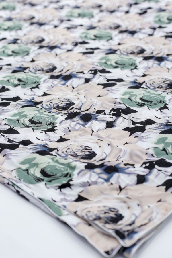 Linen Printed Shawl D#1-A
